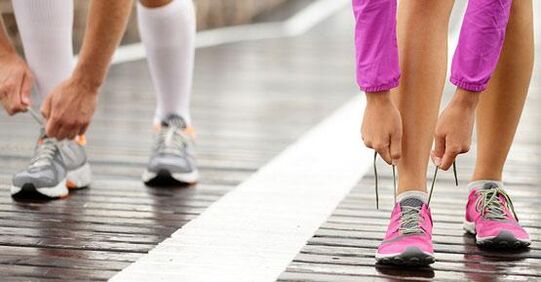 اربط رباط الحذاء قبل الركض لخسارة الوزن
